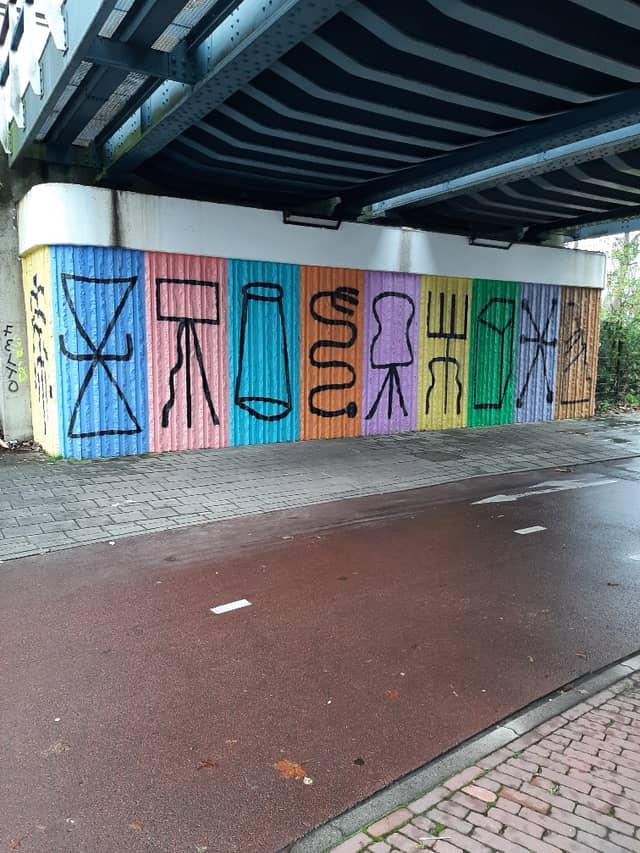 Untitled (stick figures in various poses), photo from the city's open data