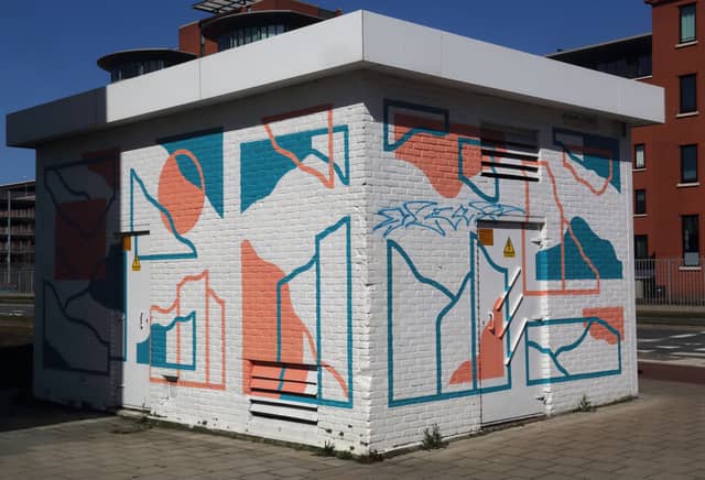 Untitled (abstract geometric shapes and lines), photo from the city's open data