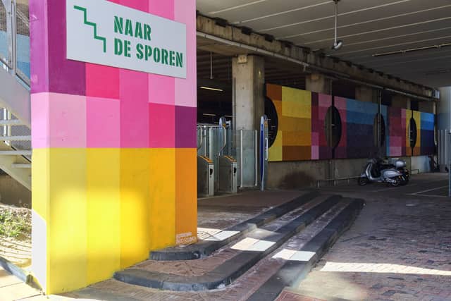 Untitled (colorful geometric squares and blocks), photo from the city's open data