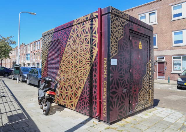 Untitled (geometric star and flower patterns), photo from the city's open data