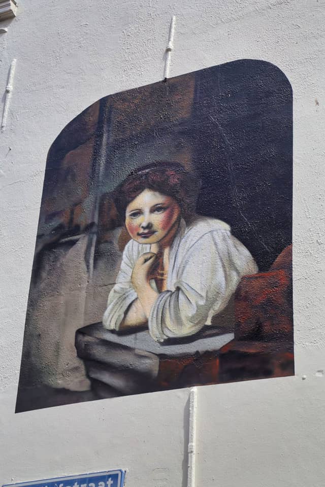 Untitled (woman leaning out of window), photo from the city's open data