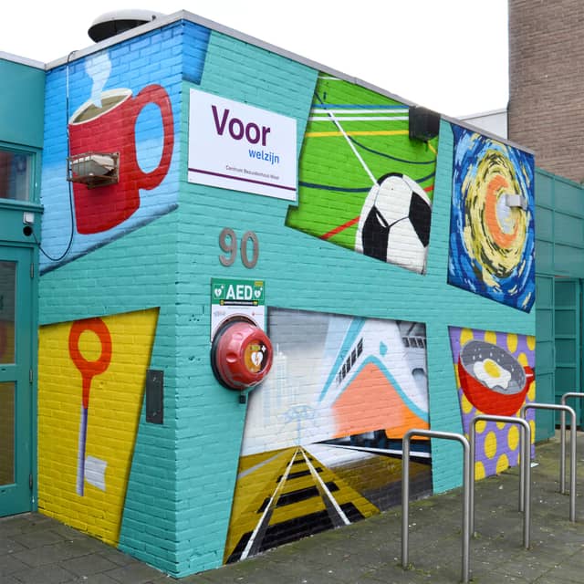Untitled (red teapot, soccer ball, spiral, lollipop, boat), photo from the city's open data