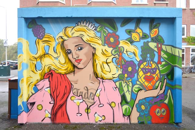 Untitled (woman with blonde hair and flowers), photo from the city's open data