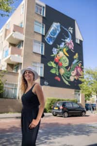 Untitled (woman with flowers and butterflies), photo from the city's open data