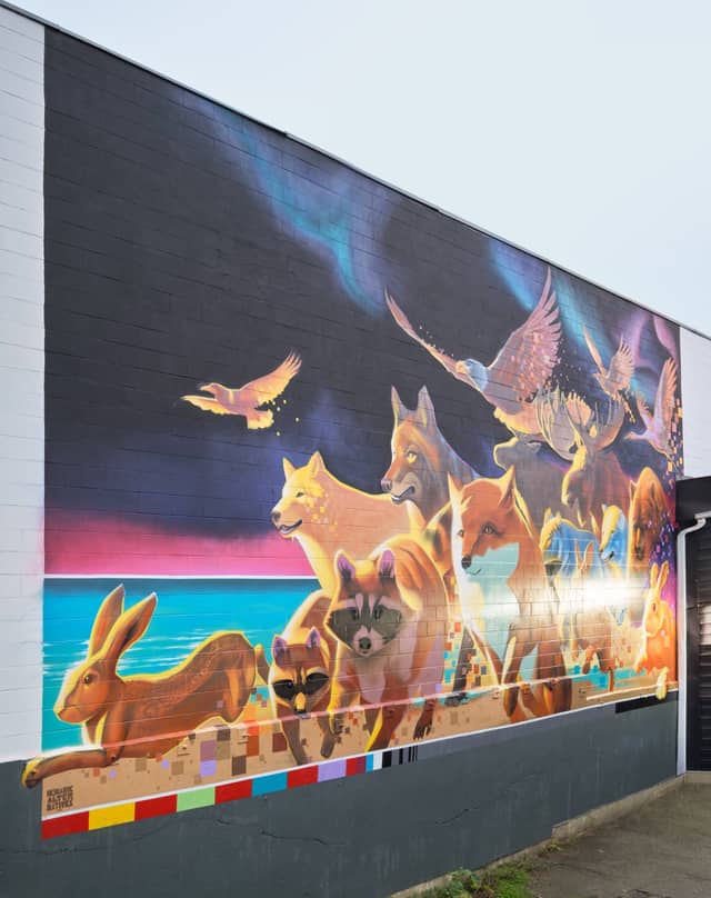Untitled (animals with birds and landscape), photo from the city's open data