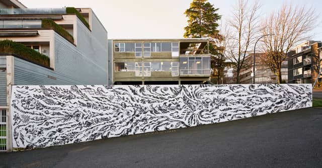 Untitled (intricate black and white nature patterns), photo from the city's open data
