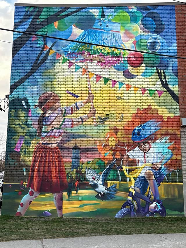 Untitled (children playing in whimsical garden scene), photo from the city's open data
