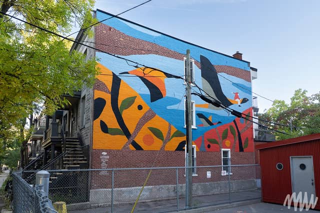 Untitled (abstract birds and geometric shapes), photo from the city's open data