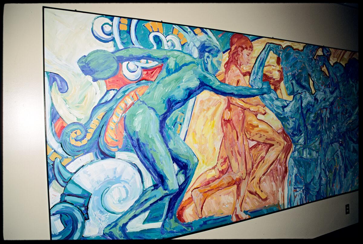 East LA YMCA Mural, photographed by Robin Dunitz