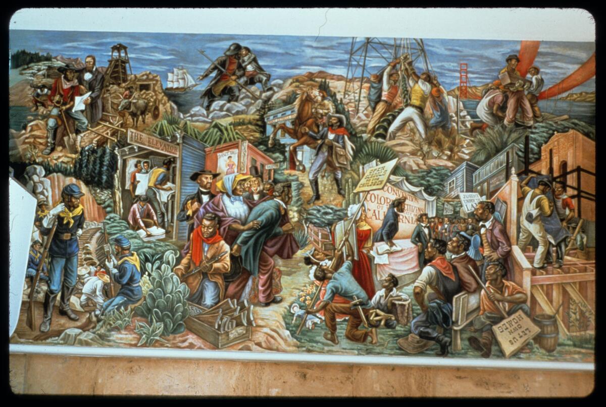 The Negro in Calif. History-Settlement and Development, photographed by Robin Dunitz