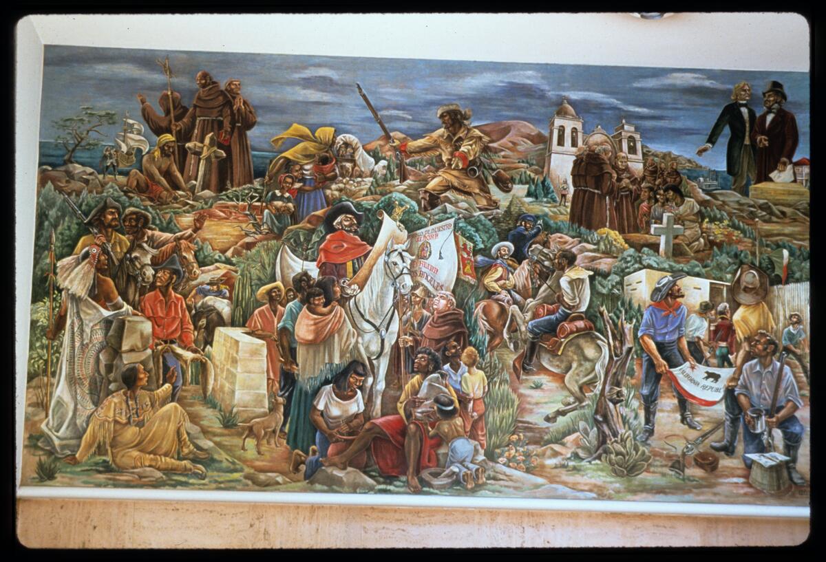 The Negro in Calif. History-Exploration and Colonization, photographed by Robin Dunitz