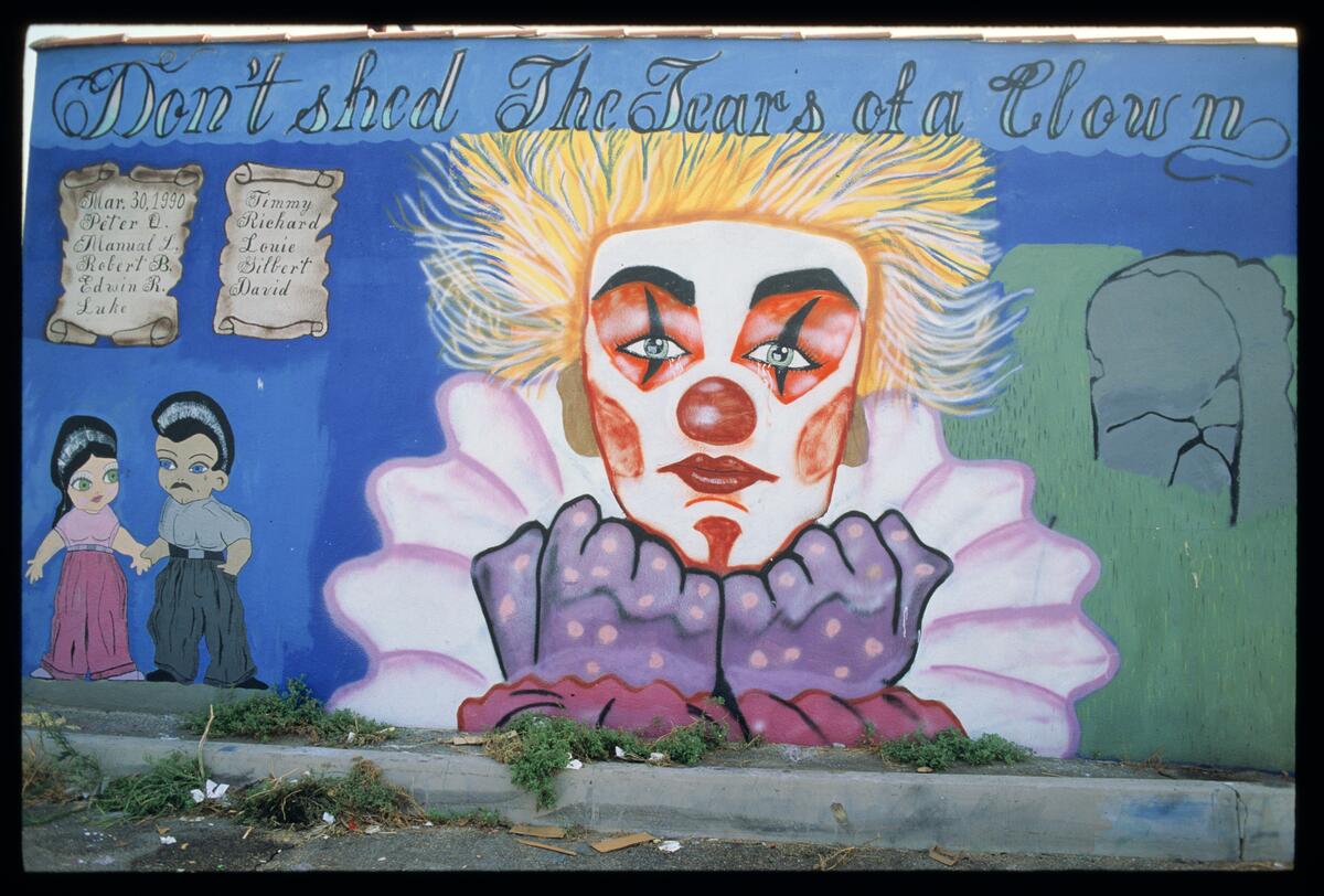 Don't Shed the Tears of a Clown, photographed by Robin Dunitz